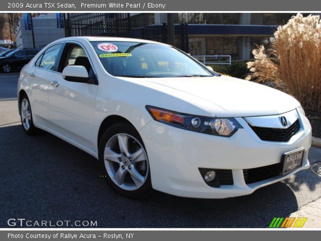 2009 Acura TSX Sedan in Premium White Pearl