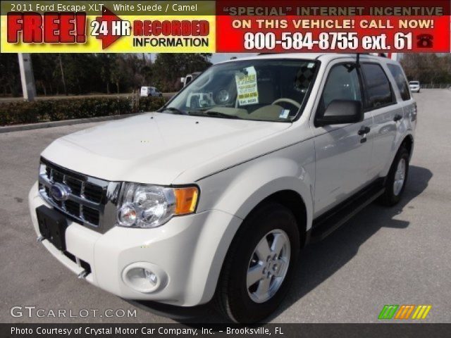 2011 Ford Escape XLT in White Suede