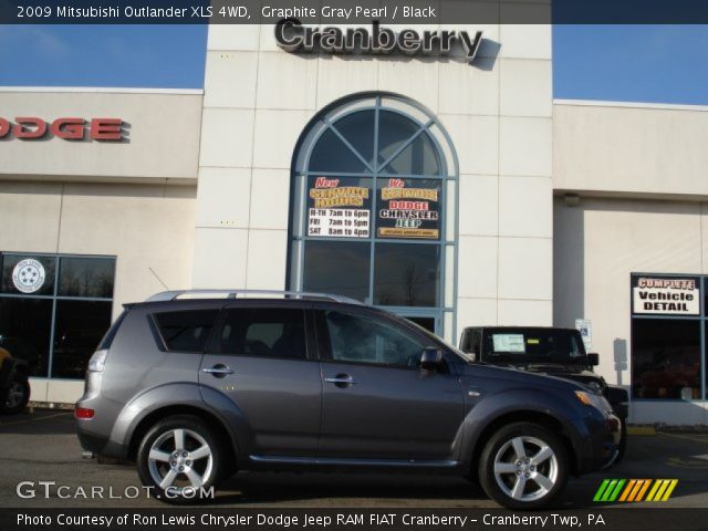 2009 Mitsubishi Outlander XLS 4WD in Graphite Gray Pearl