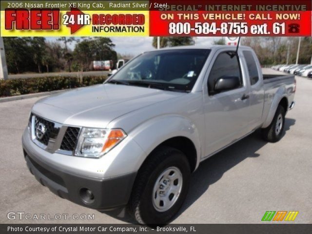 2006 Nissan Frontier XE King Cab in Radiant Silver