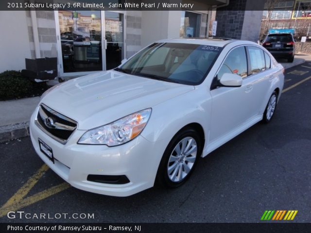 2011 Subaru Legacy 3.6R Limited in Satin White Pearl