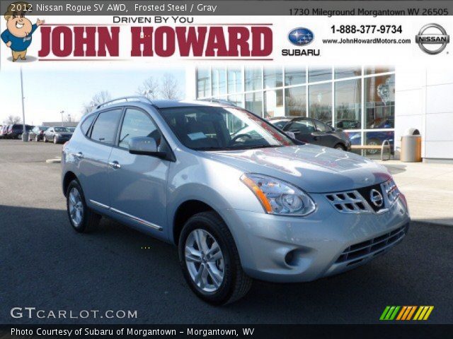 2012 Nissan Rogue SV AWD in Frosted Steel