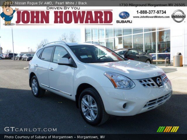 2012 Nissan Rogue SV AWD in Pearl White