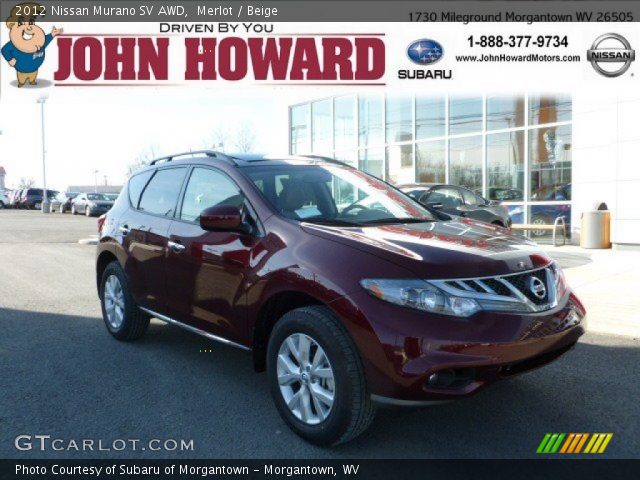 2012 Nissan Murano SV AWD in Merlot