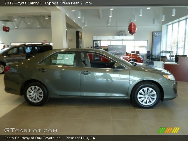 2012 Toyota Camry L in Cypress Green Pearl