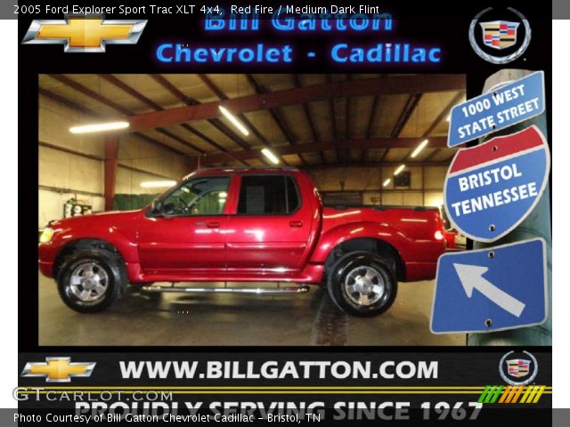 2005 Ford Explorer Sport Trac XLT 4x4 in Red Fire