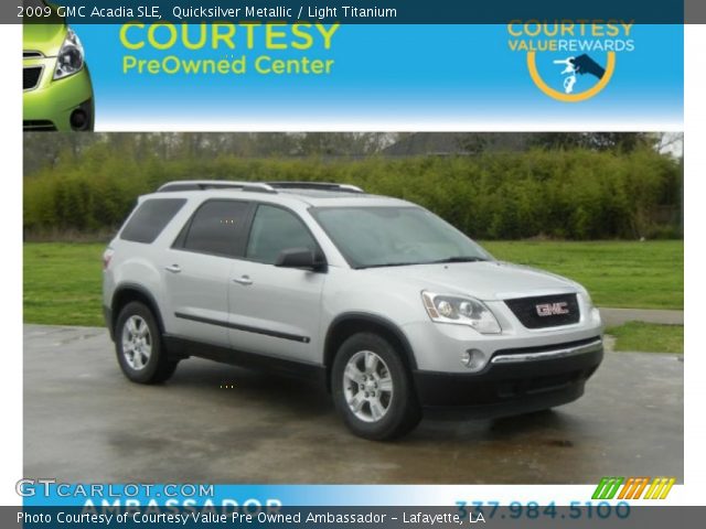 2009 GMC Acadia SLE in Quicksilver Metallic