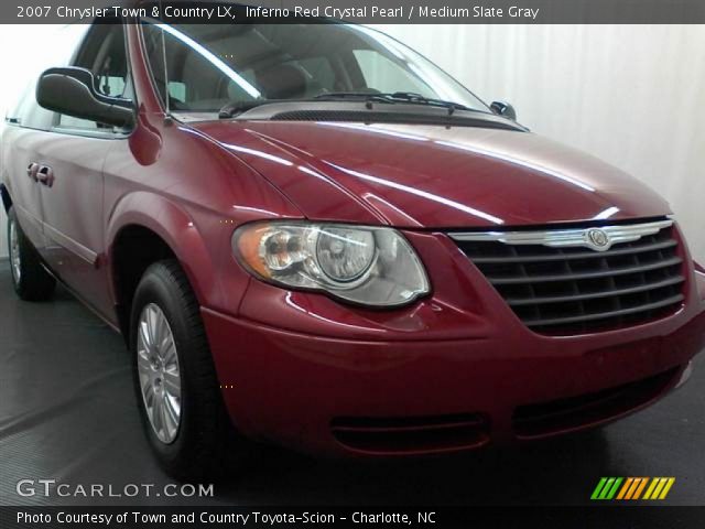 2007 Chrysler Town & Country LX in Inferno Red Crystal Pearl