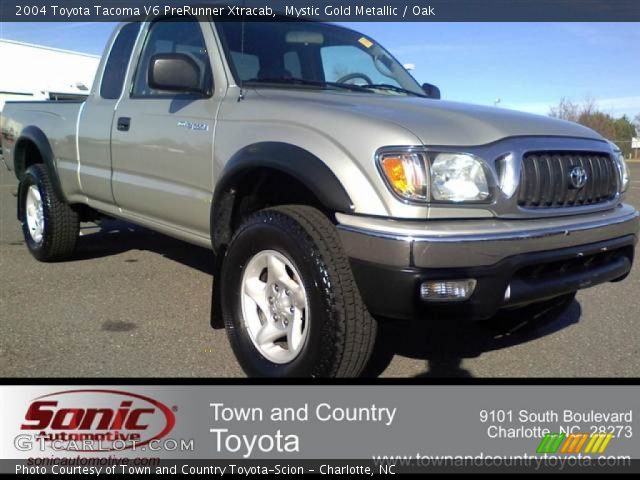 2004 Toyota Tacoma V6 PreRunner Xtracab in Mystic Gold Metallic