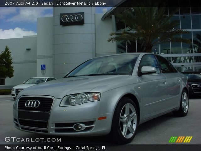 2007 Audi A4 2.0T Sedan in Light Silver Metallic