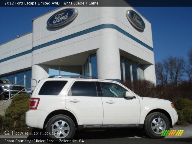 2012 Ford Escape Limited 4WD in White Suede