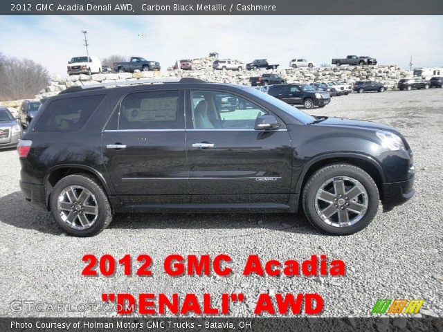 2012 GMC Acadia Denali AWD in Carbon Black Metallic