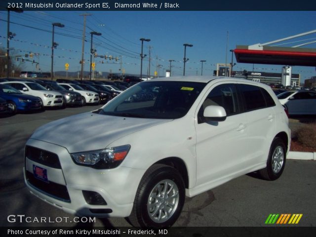 2012 Mitsubishi Outlander Sport ES in Diamond White
