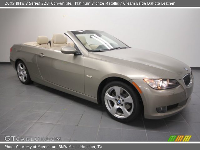 2009 BMW 3 Series 328i Convertible in Platinum Bronze Metallic