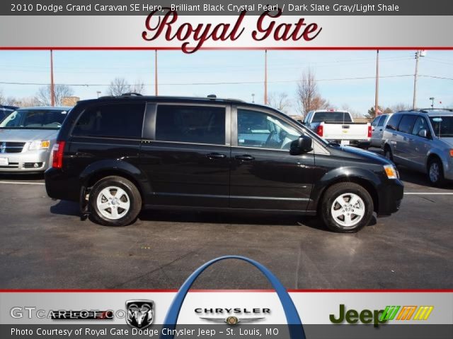 2010 Dodge Grand Caravan SE Hero in Brilliant Black Crystal Pearl