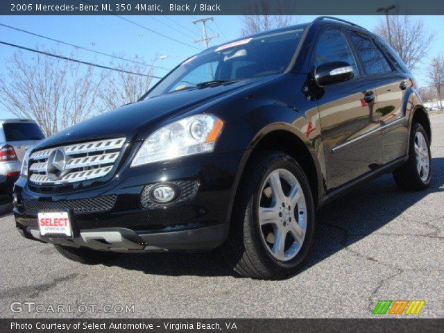 2006 Mercedes-Benz ML 350 4Matic in Black