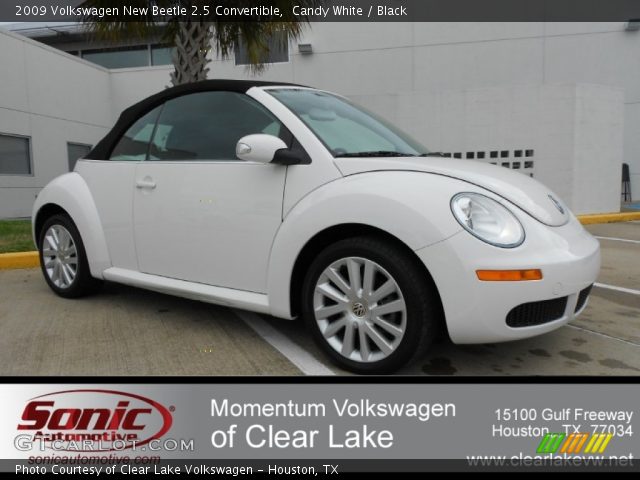 2009 Volkswagen New Beetle 2.5 Convertible in Candy White