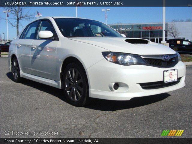 2009 Subaru Impreza WRX Sedan in Satin White Pearl