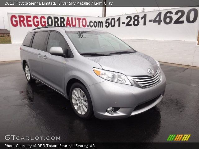 2012 Toyota Sienna Limited in Silver Sky Metallic