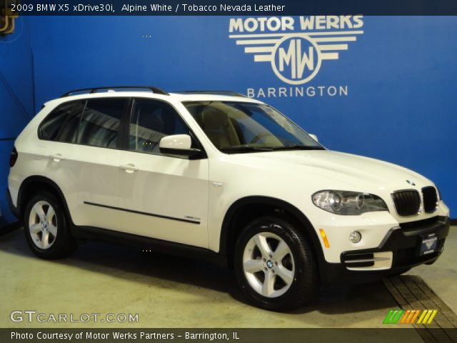 2009 BMW X5 xDrive30i in Alpine White