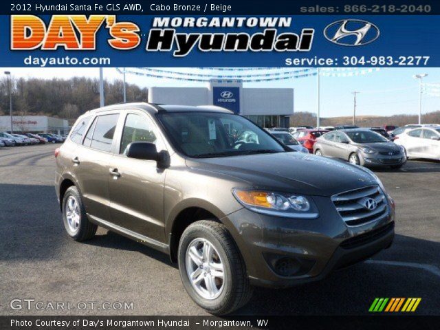 2012 Hyundai Santa Fe GLS AWD in Cabo Bronze