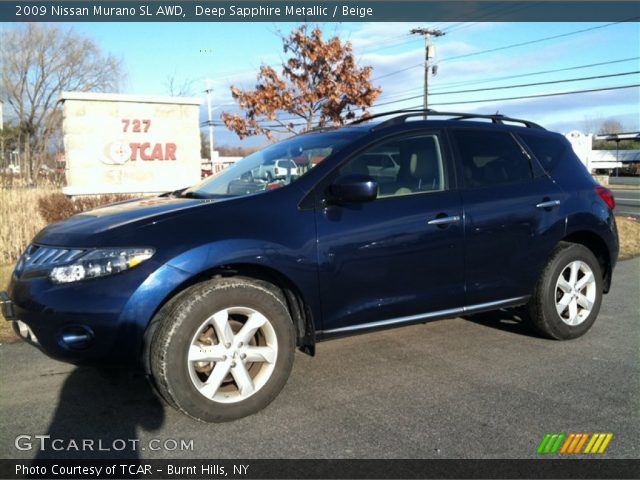 2009 Nissan Murano SL AWD in Deep Sapphire Metallic