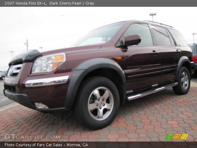 2007 Honda Pilot EX-L in Dark Cherry Pearl