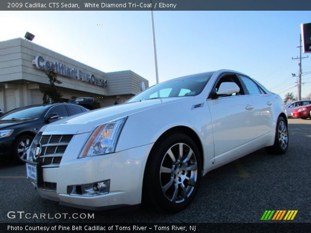 2009 Cadillac CTS Sedan in White Diamond Tri-Coat