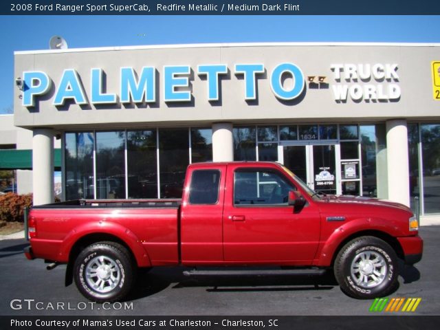 2008 Ford Ranger Sport SuperCab in Redfire Metallic