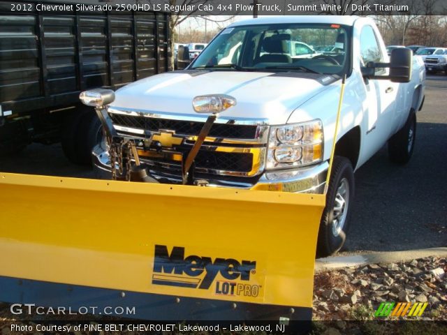 2012 Chevrolet Silverado 2500HD LS Regular Cab 4x4 Plow Truck in Summit White