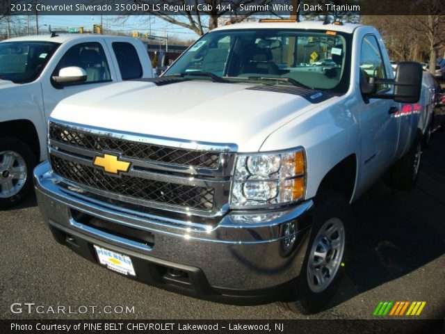 2012 Chevrolet Silverado 3500HD LS Regular Cab 4x4 in Summit White