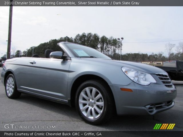 2010 Chrysler Sebring Touring Convertible in Silver Steel Metallic