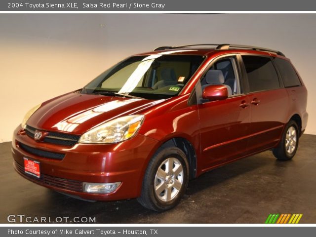 2004 Toyota Sienna XLE in Salsa Red Pearl