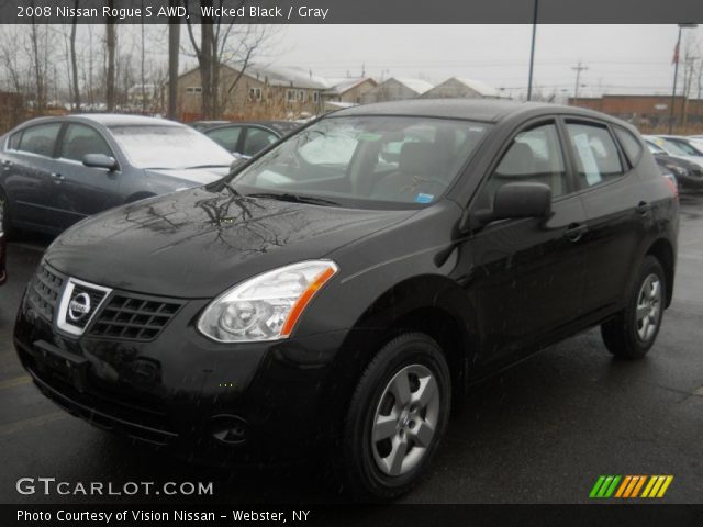 2008 Nissan Rogue S AWD in Wicked Black