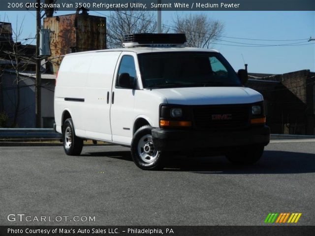 2006 GMC Savana Van 3500 Refrigerated Utility in Summit White