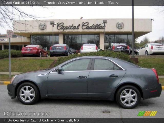 2008 Cadillac CTS Sedan in Thunder Gray Chromaflair