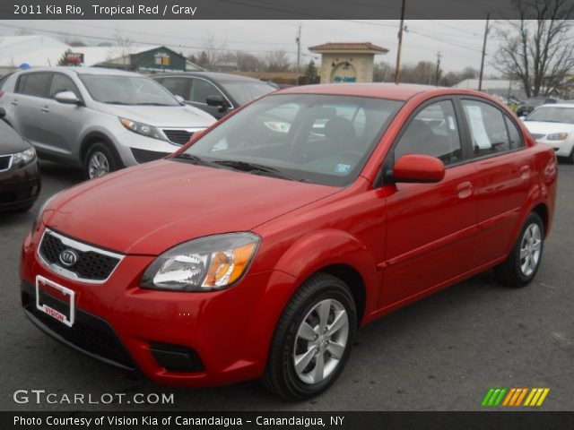 2011 Kia Rio  in Tropical Red