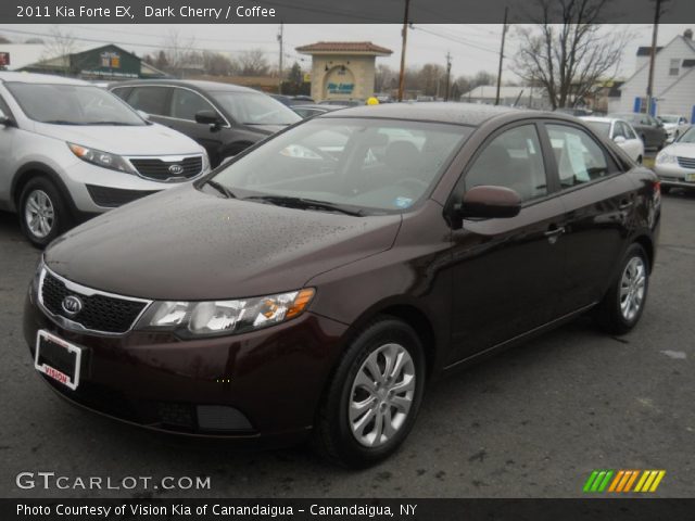2011 Kia Forte EX in Dark Cherry
