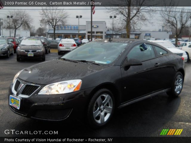 2009 Pontiac G6 Coupe in Carbon Black Metallic