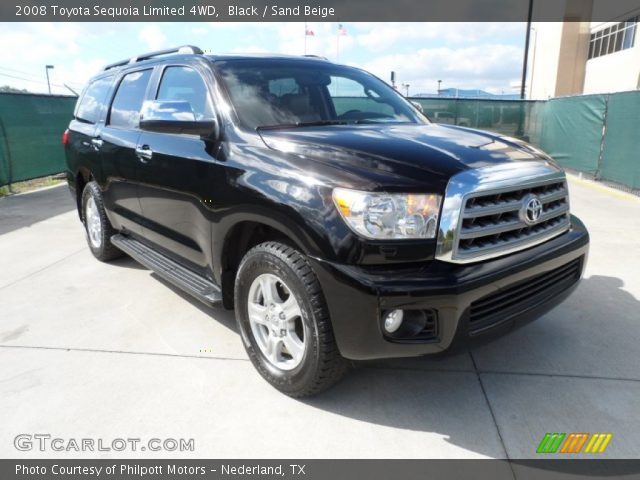 2008 Toyota Sequoia Limited 4WD in Black