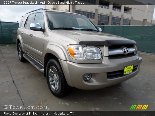 2007 Toyota Sequoia Limited in Desert Sand Mica