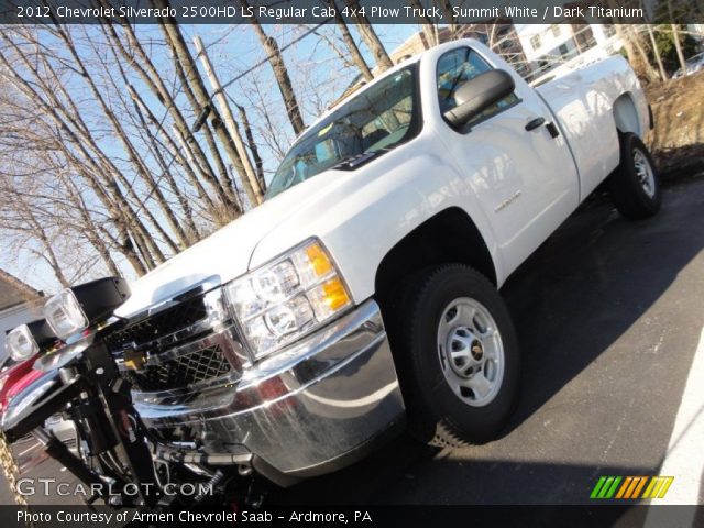2012 Chevrolet Silverado 2500HD LS Regular Cab 4x4 Plow Truck in Summit White