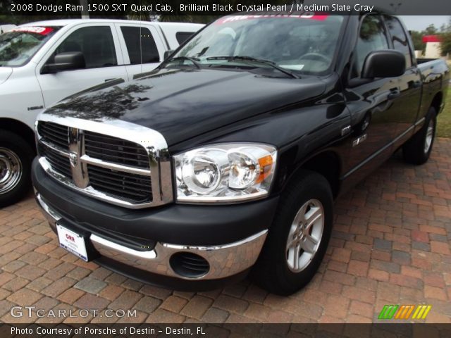 2008 Dodge Ram 1500 SXT Quad Cab in Brilliant Black Crystal Pearl