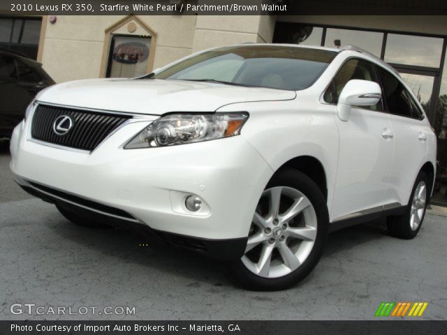 2010 Lexus RX 350 in Starfire White Pearl