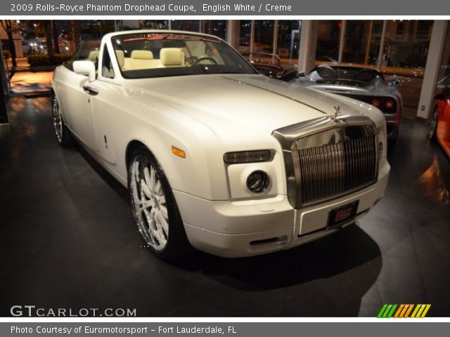 2009 Rolls-Royce Phantom Drophead Coupe in English White