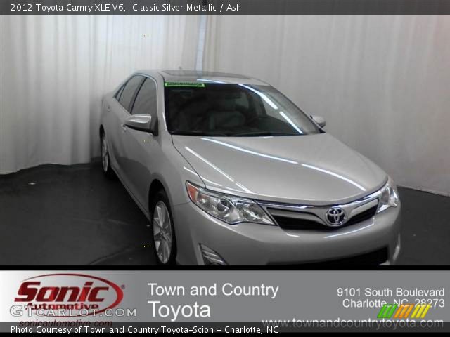 2012 Toyota Camry XLE V6 in Classic Silver Metallic