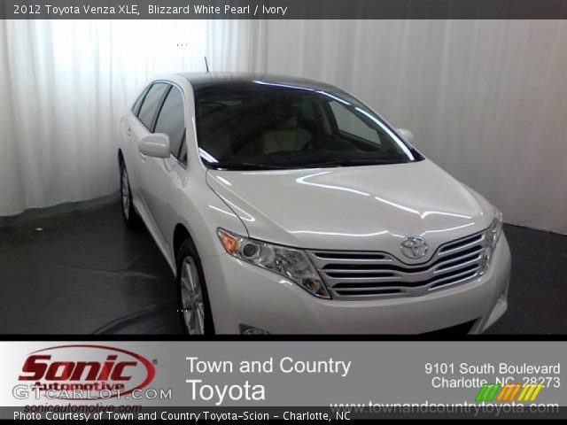 2012 Toyota Venza XLE in Blizzard White Pearl