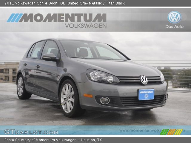 2011 Volkswagen Golf 4 Door TDI in United Gray Metallic
