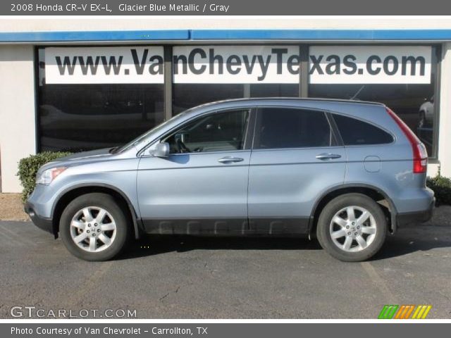 2008 Honda CR-V EX-L in Glacier Blue Metallic