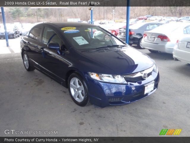 2009 Honda Civic LX-S Sedan in Royal Blue Pearl